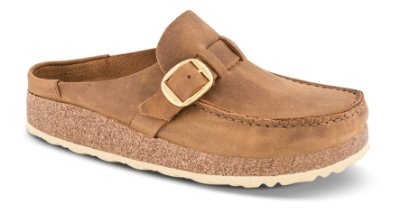 Birkenstock Buckley med Narrow Original fotseng Oljeskinn Cognac