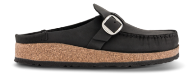 Birkenstock Buckley med Narrow Original fotseng Oil-læder Sort