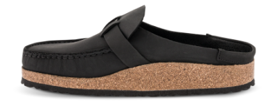 Birkenstock Buckley med Narrow Original fotseng Oil-læder Sort