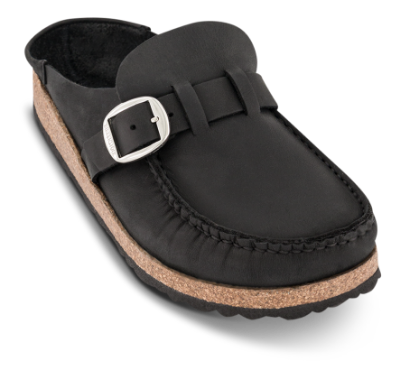 Birkenstock Buckley med Narrow Original fodseng Oil-læder Sort