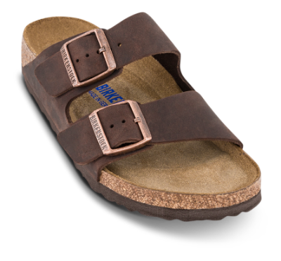 Birkenstock Arizona med myk fotseng Brun 452763