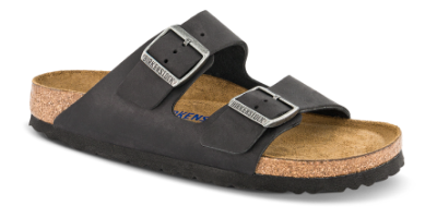 Birkenstock Arizona med myk fotseng Svart 752483