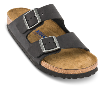 Birkenstock Arizona med blød fodseng Sort 752483