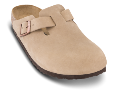 Birkenstock Boston med Narrow Original fodseng Oil-læder Tabocco