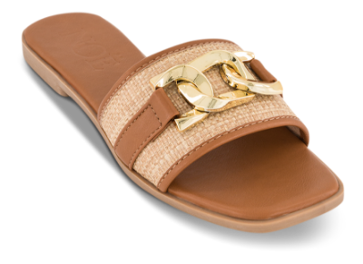 NOË Collection Damesandal Brun 4415101632