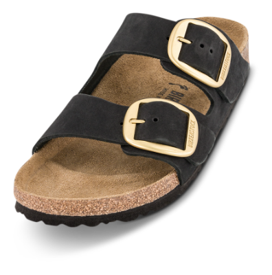 Birkenstock Arizona Big Buckle Original Narrow fodseng Nubuck Sort