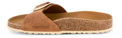 Birkenstock Madrid Big Buckle Original Sandal Narrow Cognac 1006525