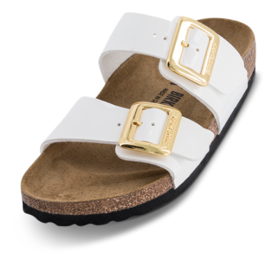 Birkenstock Sydney Cushion Buckle Original Sandal Narrow Hvit 1029438