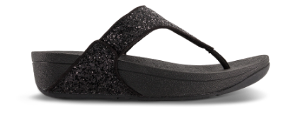 fitflop Sandal Sort Glitter X03-339-LULU
