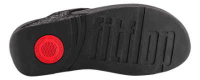 fitflop Sandal Sort Glitter X03-339-LULU