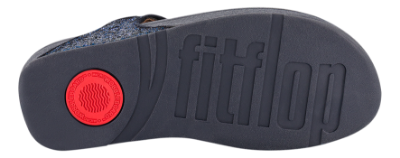 fitflop Sandal Blå Glitter X03-399-LULU