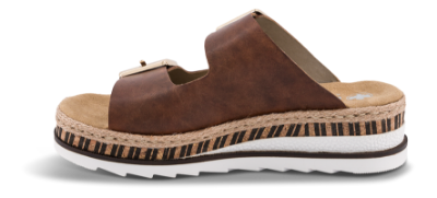 Rieker Damesandal Brun V7955-24