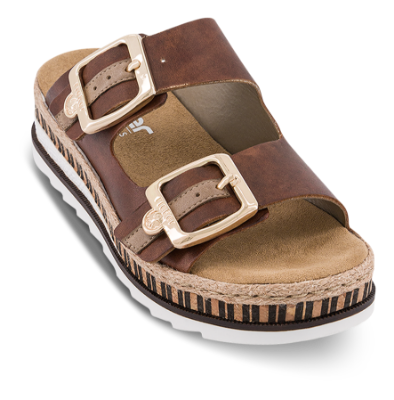 Rieker Damesandal Brun V7955-24