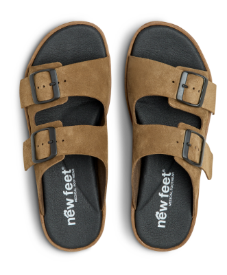 New Feet Damesandal Brun 221-33-1737