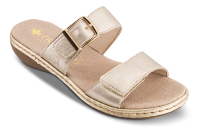 Rieker Damesandal Hvid 65957-90