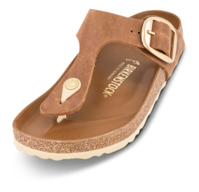 Birkenstock Gizeh Big Buckle Original Sandal Regular Cognac 1018745