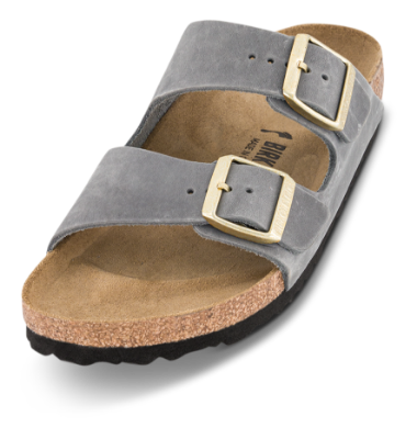 Birkenstock Arizona Original Sandal Narrow Basalt Grå 1029253