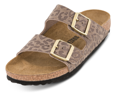 Birkenstock Arizona Original Sandal Narrow Grey Leopard 1031941