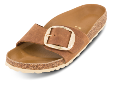 Birkenstock Madrid Big Buckle Original Sandal Narrow Cognac 1006525