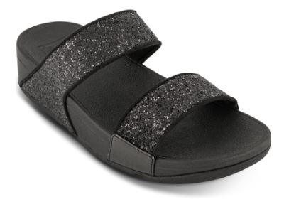 FitFlop Lulu Glitter Sandal Sort ET3