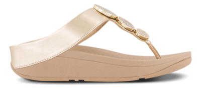 FitFlop Halo Bead-Circle Sandal Gull HJ1