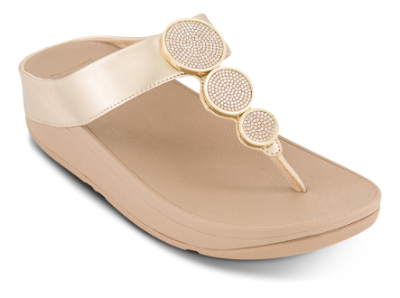 FitFlop Halo Bead-Circle Sandal Gull HJ1