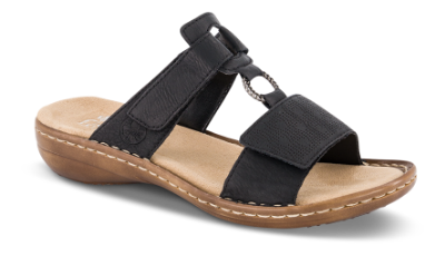 Rieker Damesandal Sort 60885-00
