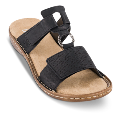 Rieker Damesandal Sort 60885-00
