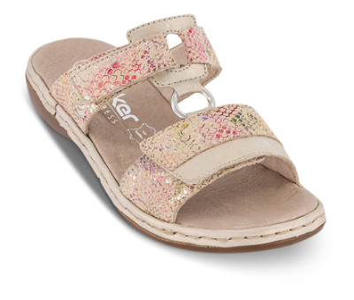 Rieker Damesandal Beige 659X6-90