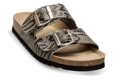 B&CO damesandal grå snake 4419100822