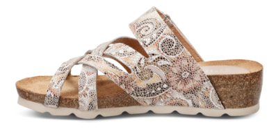 Nordic Softness damesandal rosa multi