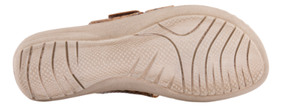 Nordic Softness damesandal brun snake
