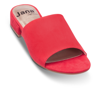 Jana Softline damesandal rød 8-8-27260-22