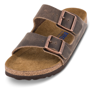 Birkenstock Arizona med myk fotseng Brun 452761