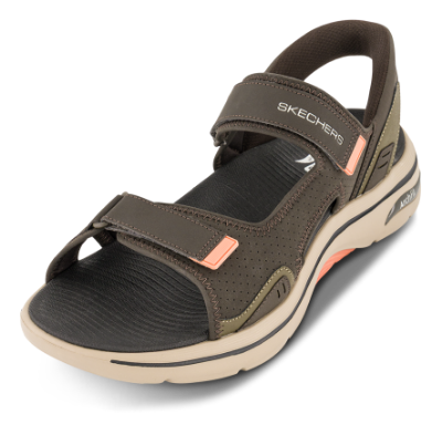Skechers Slip-ins Go Walk Arch Fit 2.0 Rios Sandal Olive 229391