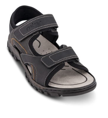 Rieker Herresandal Sort 25053-00