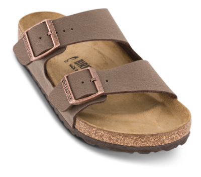 Birkenstock Arizona med Regular Original fodseng Birko-Flor Mocca