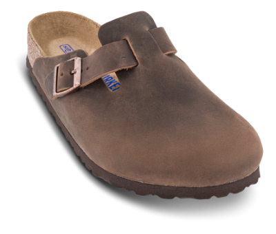Birkenstock Boston med Regular Soft fodseng Oil-læder Habana