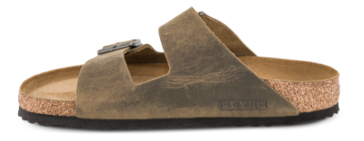 Birkenstock Arizona Soft Sandal Regular Faded Khaki Brun 1019313