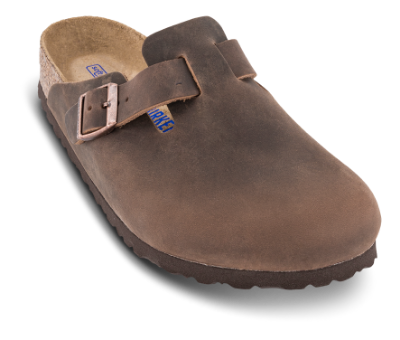 Birkenstock Boston med Regular Soft fodseng Oil-læder Habana
