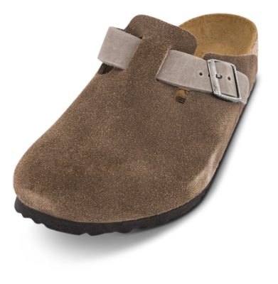 Birkenstock 1029210 Boston Original Regular Semsket Concrete Grey