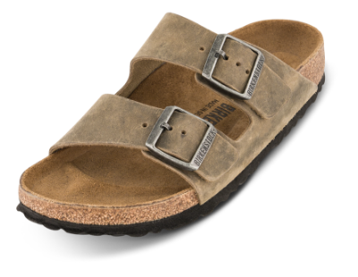 Birkenstock Arizona Soft Sandal Regular Faded Khaki 1019313