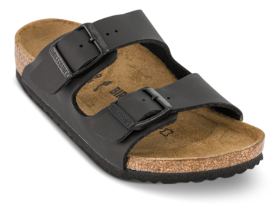 Birkenstock Arizona sandal med Narrow Original fodseng Birko-Flor Sort