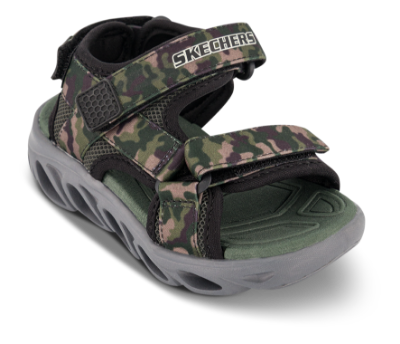 Skechers S-Lights Hypno-Splash Sun Breaks Sandal Sort 400077L (27-36)