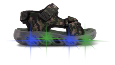 Skechers S-Lights Hypno-Splash Sun Breaks Sandal Sort 400077N