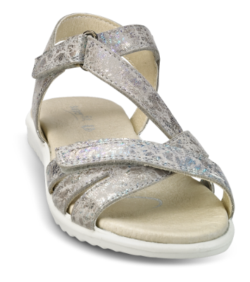 Superfit børnesandal metallic grå  2-00004