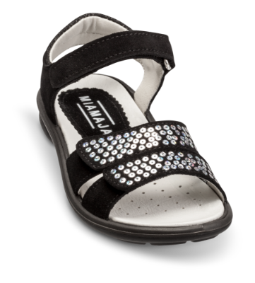 mia maja børnesandal sort