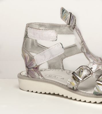 Mia Maja barnesandal sølv