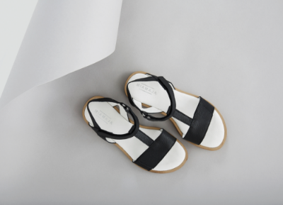 mia maja børnesandal sort
