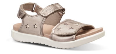 ECCO børnesandal grå metallic 700102 FLORA